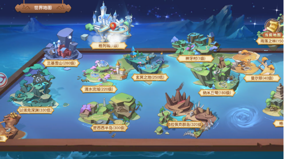 《文明與眾神（異世界冒險）》公益服手游世界地圖介紹